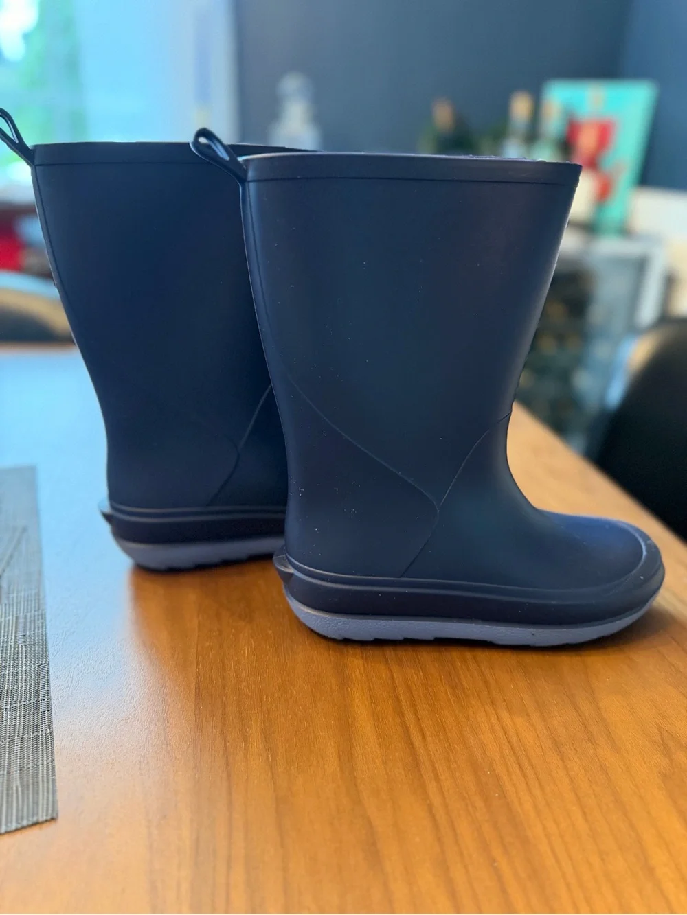 Cat & Jack Navy Kids Rain Boots